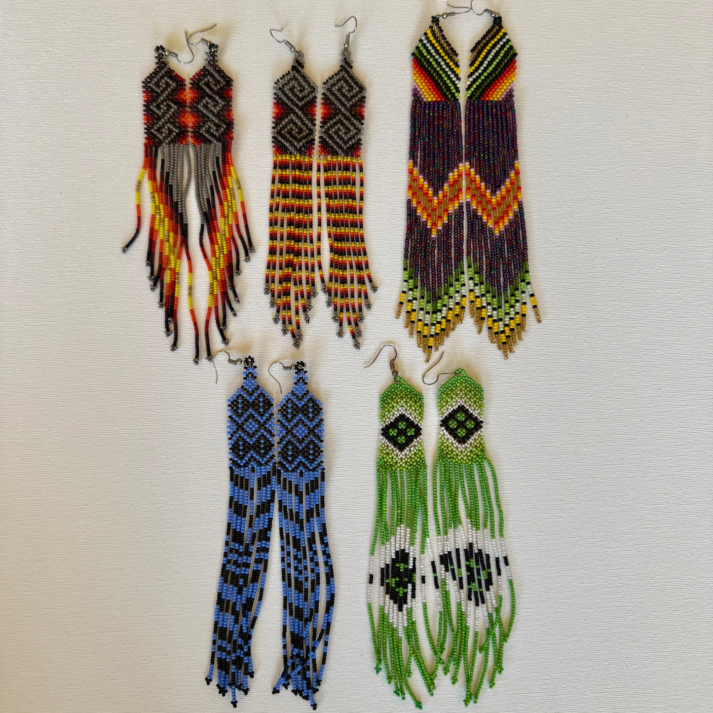Large Huni Kuin Earrings