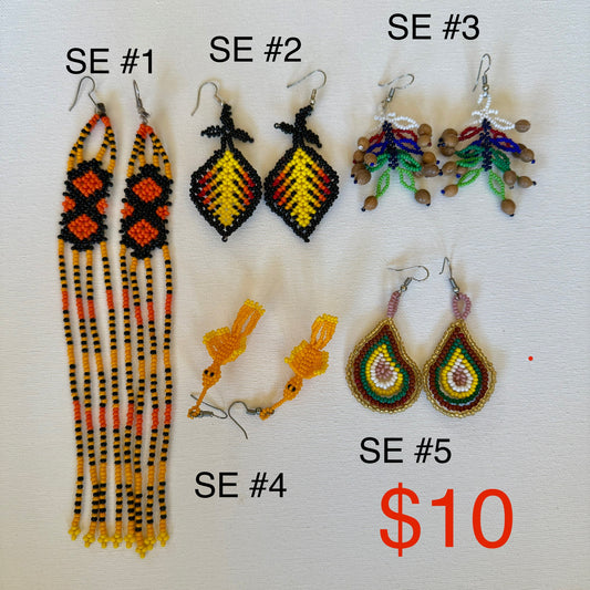 Small Huni Kuin Earrings